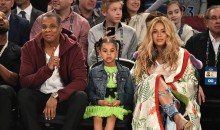 Beyoncé with husband, Jay-Z, and daughter, Blue Ivy Carter