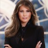 Melania Trump’s First Lady Glamorous First Official Portrait: Black Jacket And Finger Ring Speaks A Lot