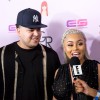Rob Kardashian and Blac Chyna are interviewed together on May 10, 2016 during her Birthday Celebration And Unveiling Of Her 'Chymoji' Emoji Collection at the Hard Rock Cafe in Hollywood. 