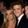 Britney Spears and Justin Timberlake at pre-grammy awards gala on Feb. 26, 2002 in Beverly Hills, CA. 