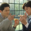Song Joong Ki & Park Bo Gum Cute Behind the Scene for Dominos Pizza CF