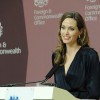 Angelina Jolie has once again put her money where her mouth is and donated $100,000 to the U.N. Refugee Agency to benefit Syrian refugees.