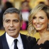 George Clooney and current girlfriend Stacy Keibler